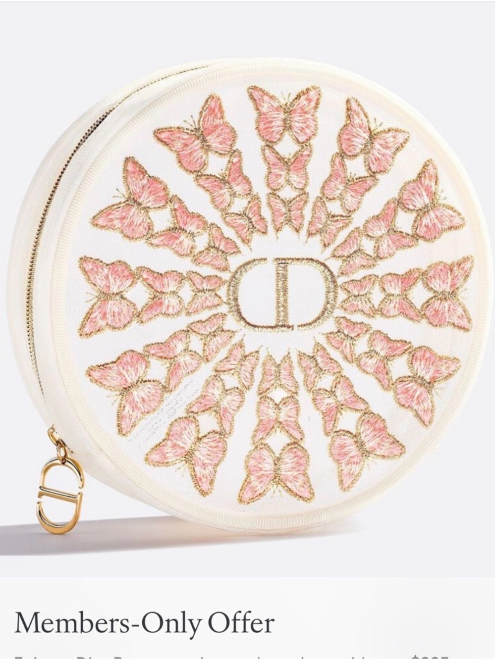 Dior Spring 2026 Limited Edition Beauty Pouch for cosmetics or Accessories ~ New